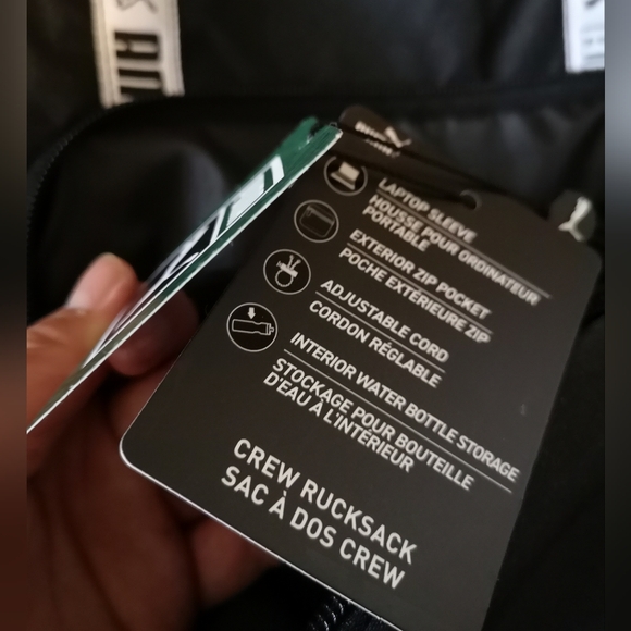 NWT Puma Black Backpack - Picture 5 of 5